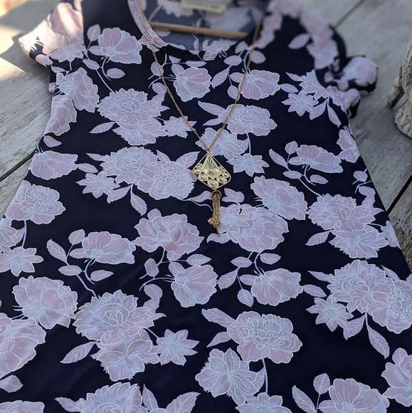 Tiffany & Grey Floral Summer Dress sz M - Picture 3 of 14